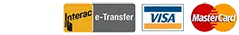 pay by check etransfer credit cards